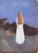 Edvard Munch The Girl oil on canvas